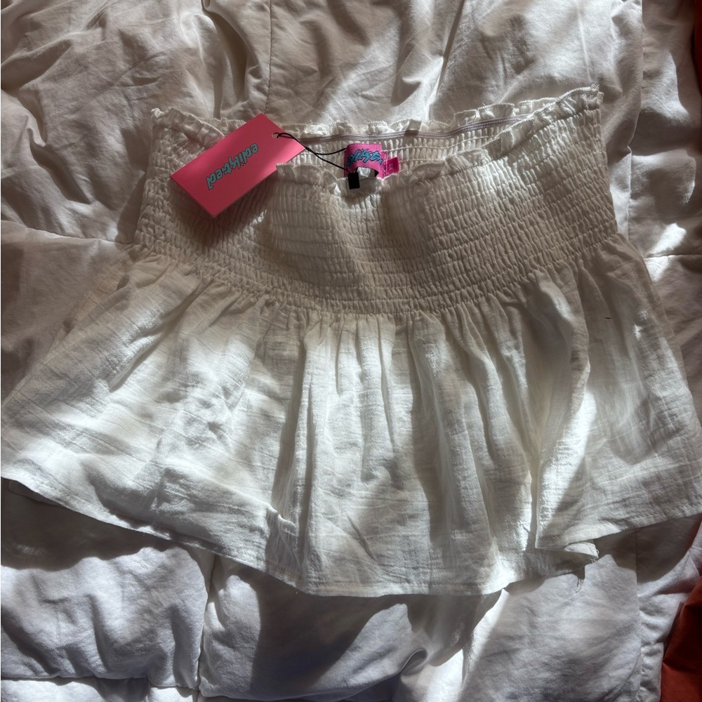 EDIKTED White Mini Skirt